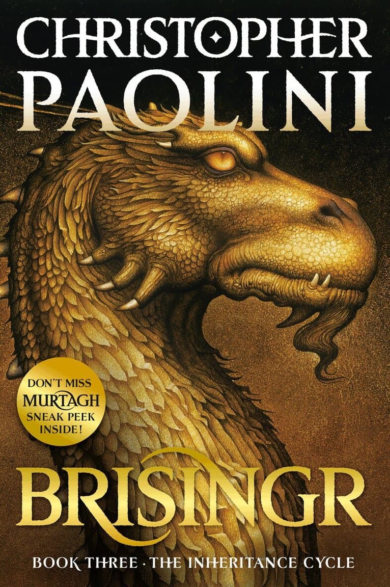 Omslag till boken Brisingr: Book III av Christopher Paolini