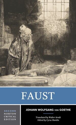 Omslag till boken Faust av Johann Wolfgang von Goethe