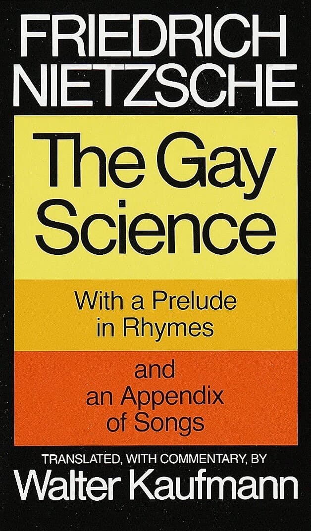 Omslag till boken Gay Science av Friedrich Nietzsche
