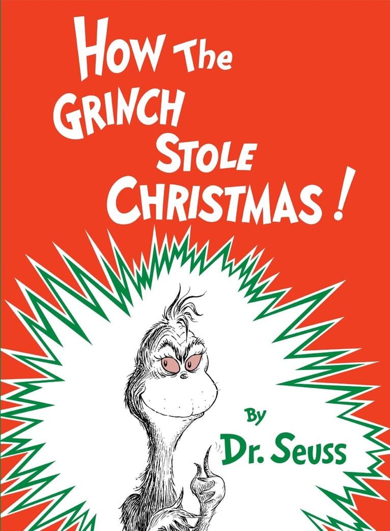 Omslag till boken How the Grinch Stole Christmas! av Dr. Seuss