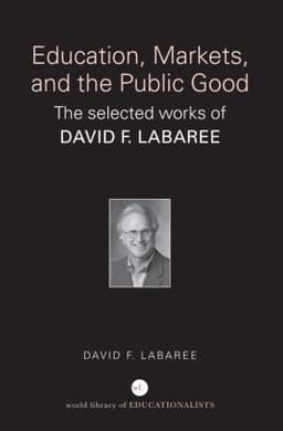 Education, Markets, and the Public Good