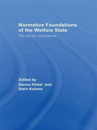 Normative Foundations of the Welfare State