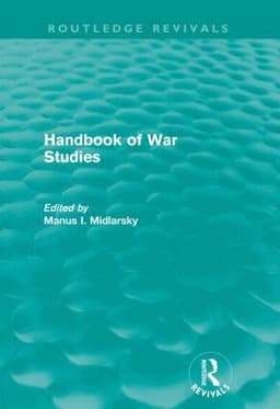 Handbook of War Studies (Routledge Revivals)