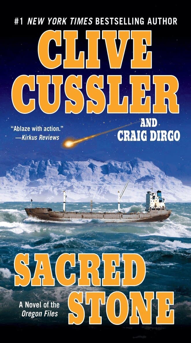 Omslag till boken Sacred Stone av Clive Cussler