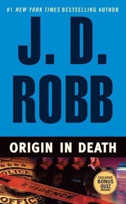 Omslag till boken Origin in Death av J. D. Robb