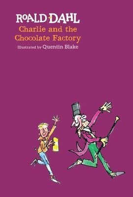 Omslag till boken Charlie and the Chocolate Factory av Roald Dahl
