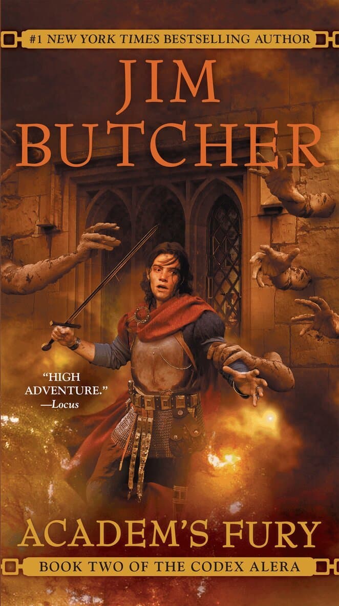 Omslag till boken Academ's Fury av Jim Butcher
