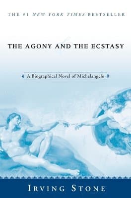 Omslag till boken The Agony and the Ecstasy: A Biographical Novel of Michelangelo av Irving Stone