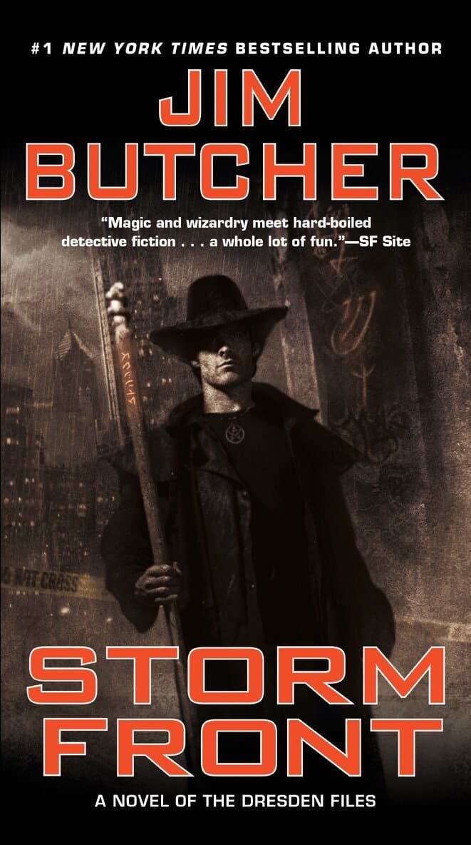 Omslag till boken Storm Front av Jim Butcher