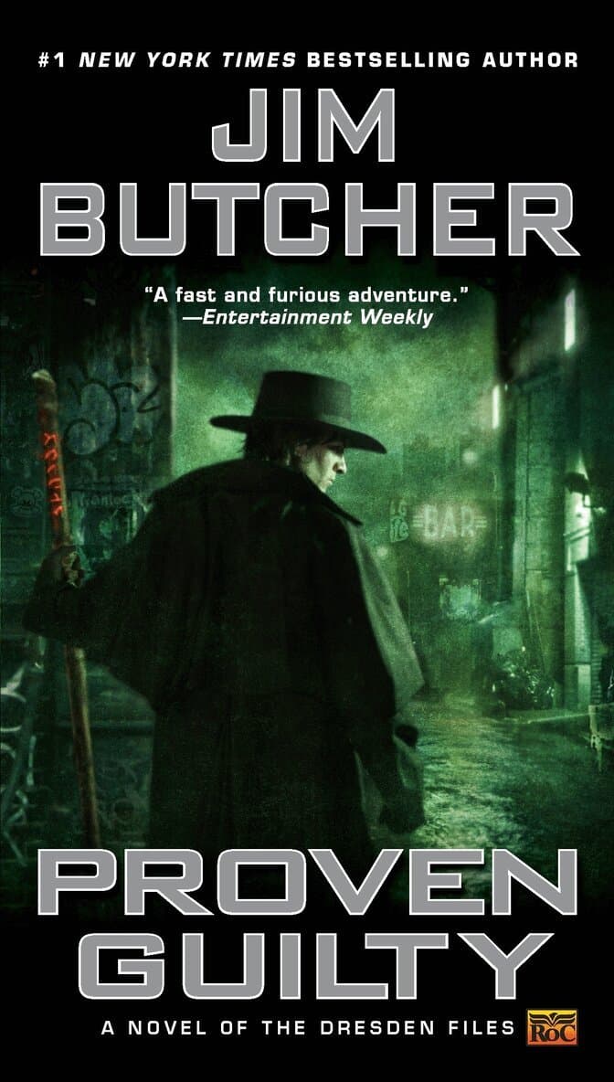 Omslag till boken Proven Guilty av Jim Butcher