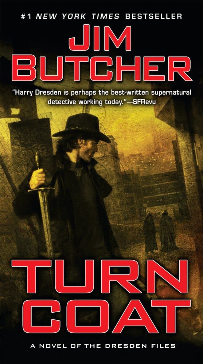 Omslag till boken Turn Coat av Jim Butcher