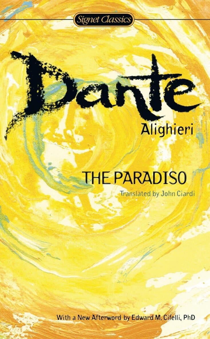Omslag till boken Paradiso av Dante Alighieri