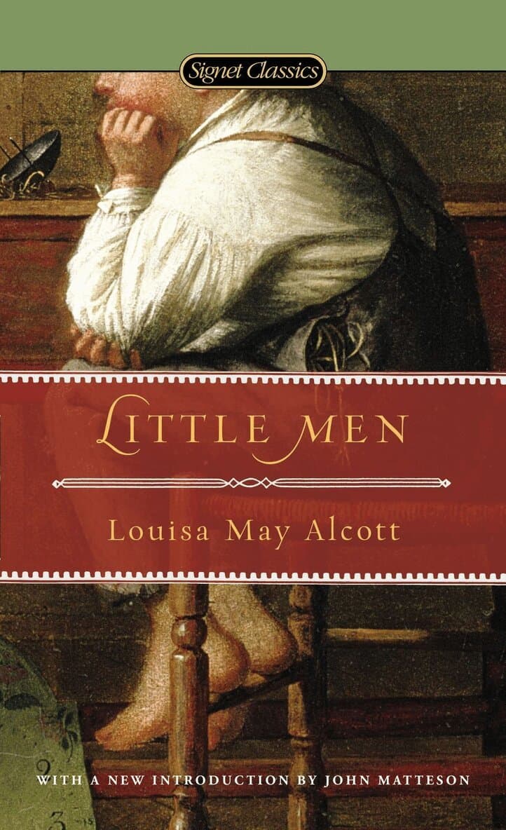 Omslag till boken Little Men av Louisa May Alcott