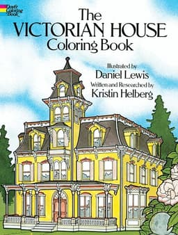 Victorian House Coloring Book