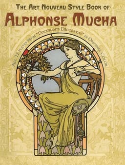 Art Nouveau Style Book of Alphonse Mucha