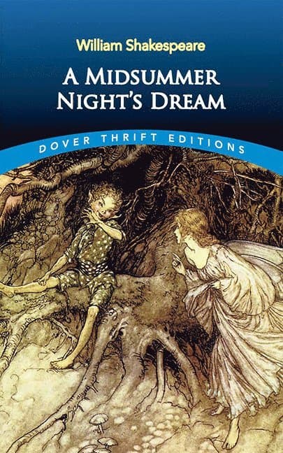Omslag till boken Midsummer Night's Dream av William Shakespeare