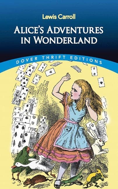 Omslag till boken Alice in Wonderland av Lewis Carroll