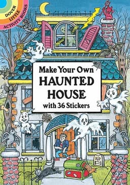 Make Your Own Haunted House with 36 Stickers