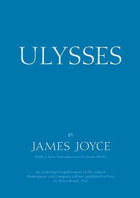 Omslag till boken Ulysses av James Joyce