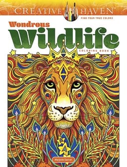 Creative Haven Wondrous Wildlife Coloring Book
