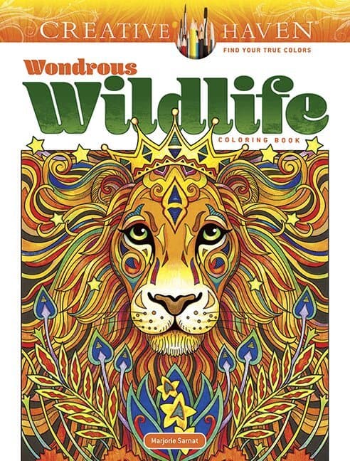 Creative Haven Wondrous Wildlife Coloring Book