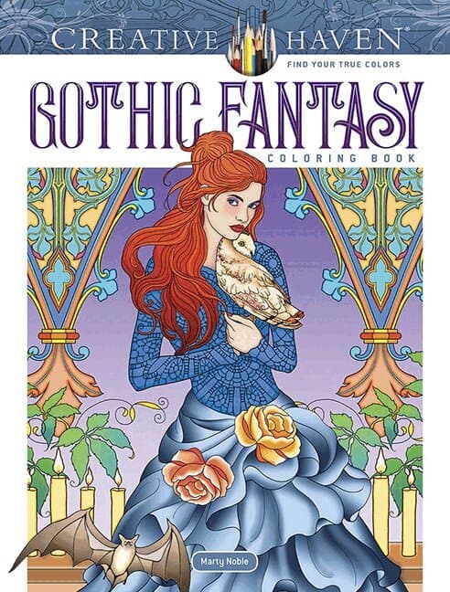 Creative Haven Gothic Fantasy Coloring Book