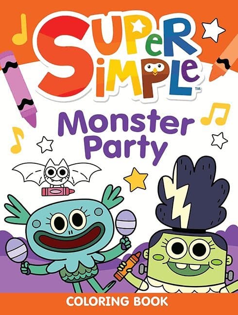 Super Simple™ Monster Party Coloring Book