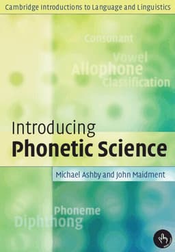 Introducing Phonetic Science