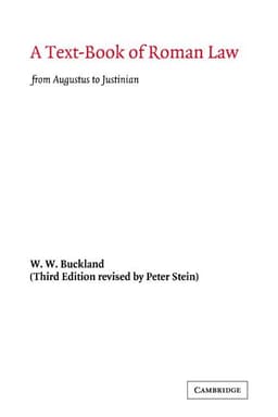 A Text-Book of Roman Law