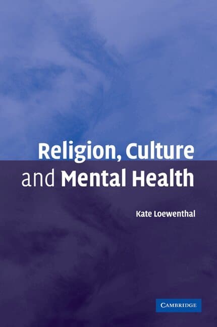 Religion, Culture and Mental Health