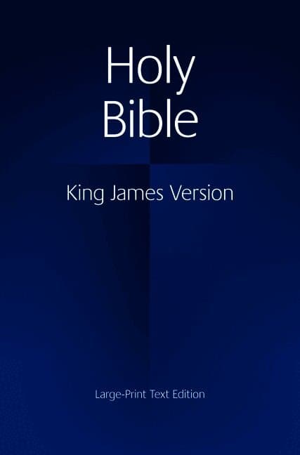 KJV Large Print Text Bible, KJ650:T