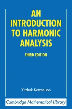 An Introduction to Harmonic Analysis