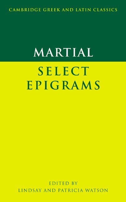 Martial: Select Epigrams
