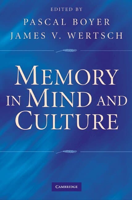 Memory in Mind and Culture