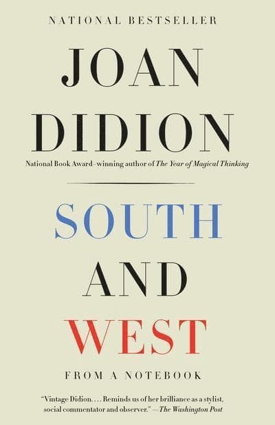 Omslag till boken South and West av Joan Didion