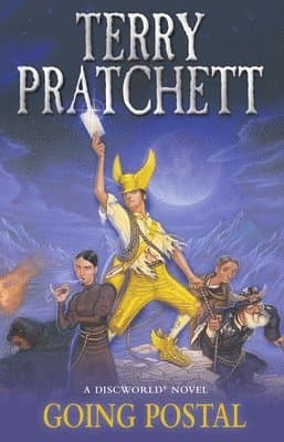 Omslag till boken Going Postal av Terry Pratchett