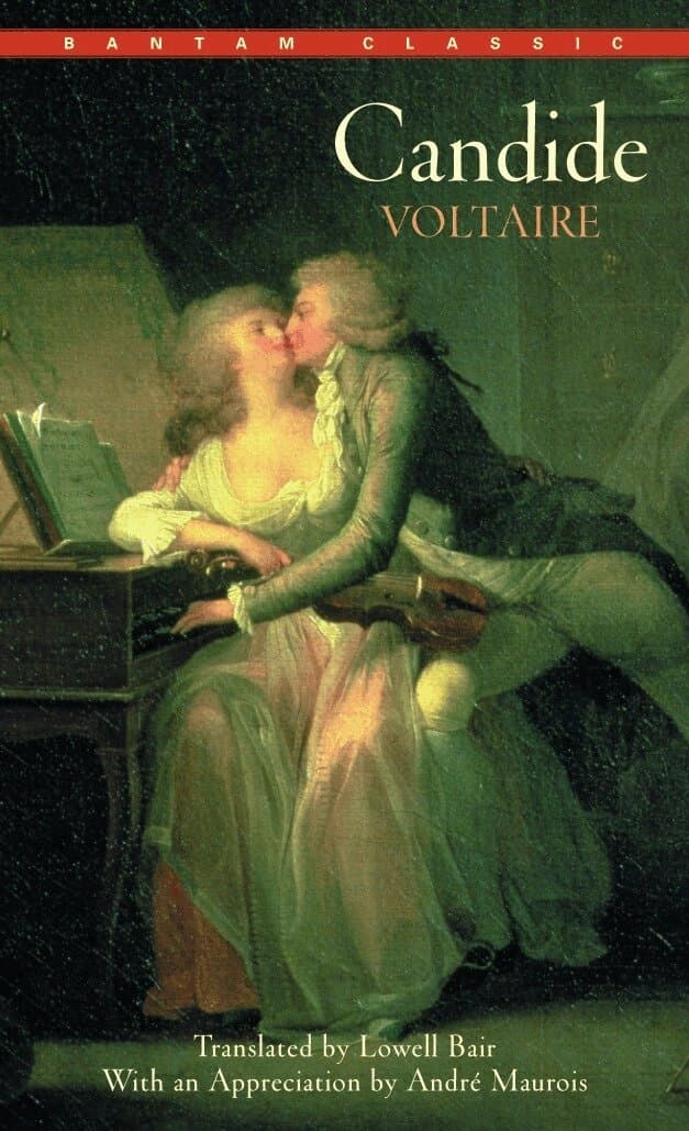 Omslag till boken Candide av Voltaire