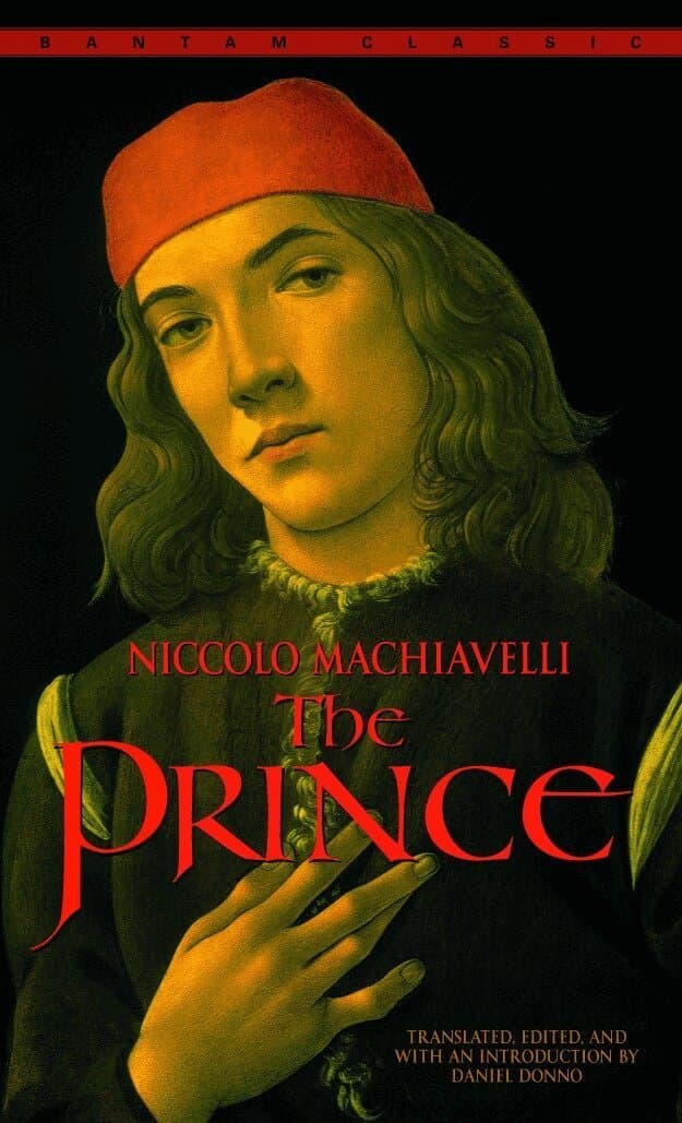 Omslag till boken Prince av Niccolo Machiavelli