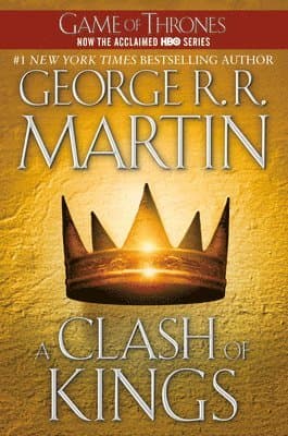 Omslag till boken A Clash of Kings av George R. R. Martin