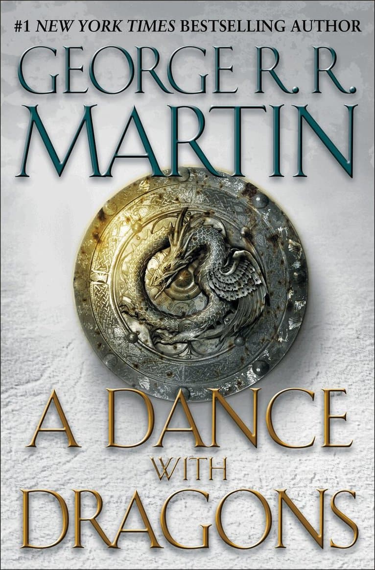 Omslag till boken A Dance with Dragons av George R. R. Martin