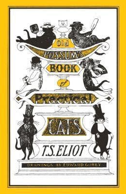 Omslag till boken Old Possum's Book of Practical Cats av T. S. Eliot