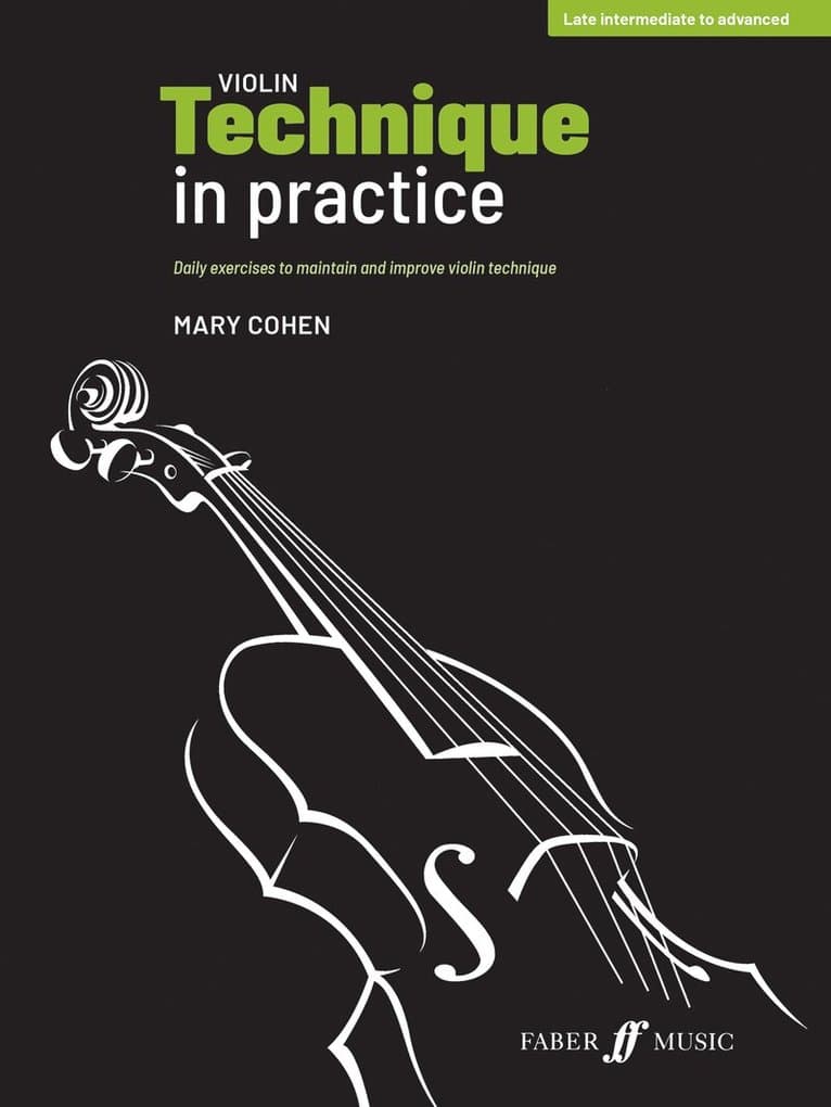 Omslag till boken Violin Technique in Practice av Mary Cohen