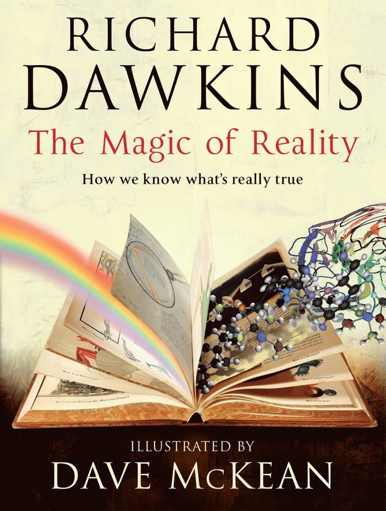 Omslag till boken Magic of Reality av Richard Dawkins