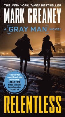 Omslag till boken Relentless av Mark Greaney