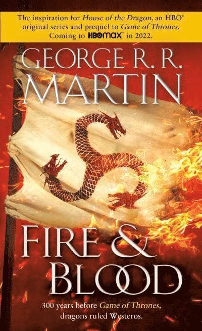 Omslag till boken Fire & Blood av George R. R. Martin