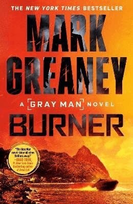 Omslag till boken Burner av Mark Greaney
