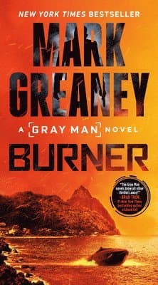 Omslag till boken Burner av Mark Greaney
