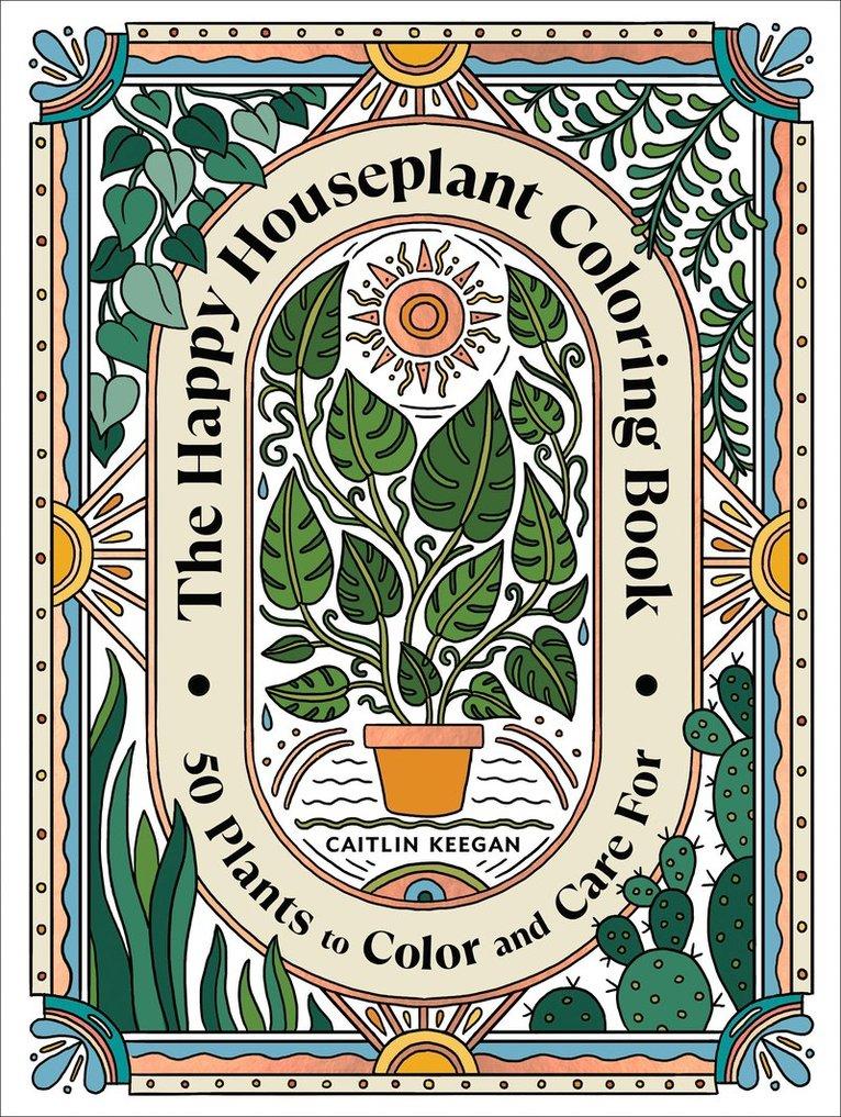 Happy Houseplant Coloring Book