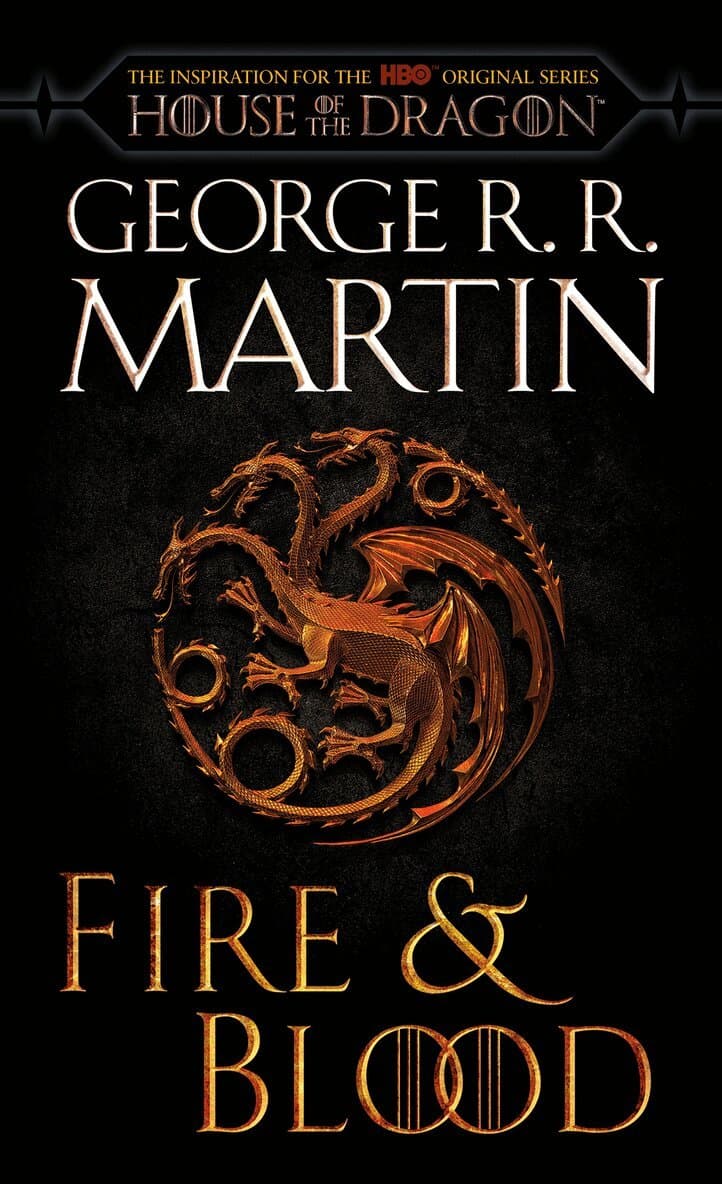 Omslag till boken Fire & Blood (HBO Tie-in Edition) av George R. R. Martin