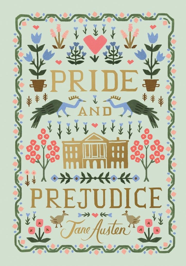 Omslag till boken Pride and Prejudice av Jane Austen